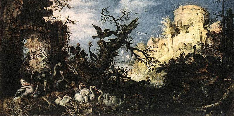 Roelant Savery Landscape with Birds oil painting picture